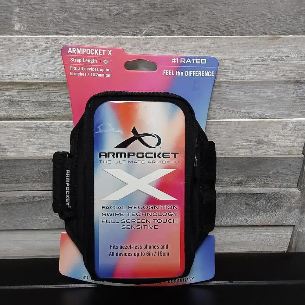 Armpocket X armband | iPhone 15/14/13/12, Galaxy S20/S10 | Medium Strap